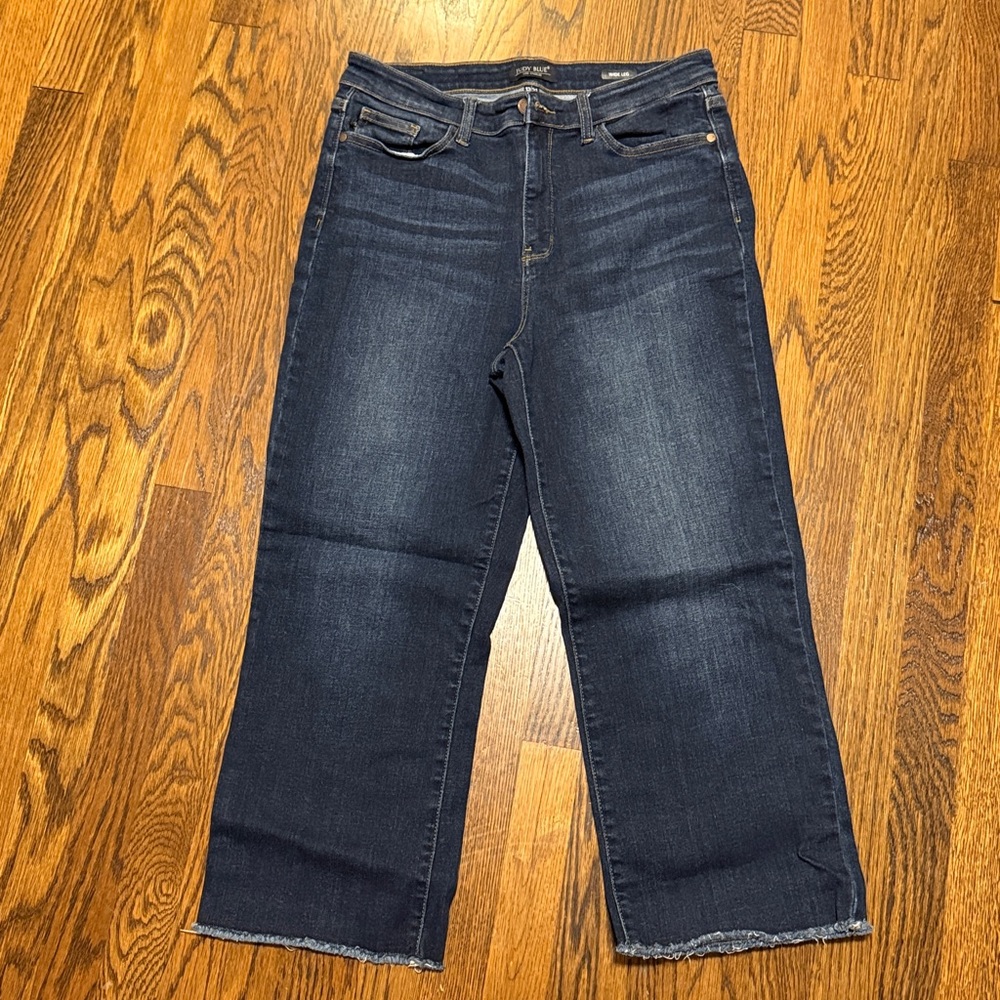 Judy Blue Wide Leg Crop Jeans - 13/31